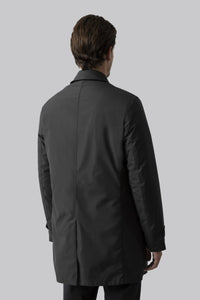 Trench coat with detachable lining