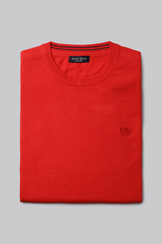 100% light cotton crew neck sweater