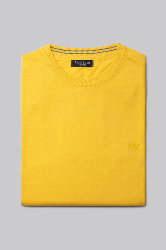 100% light cotton crew neck sweater