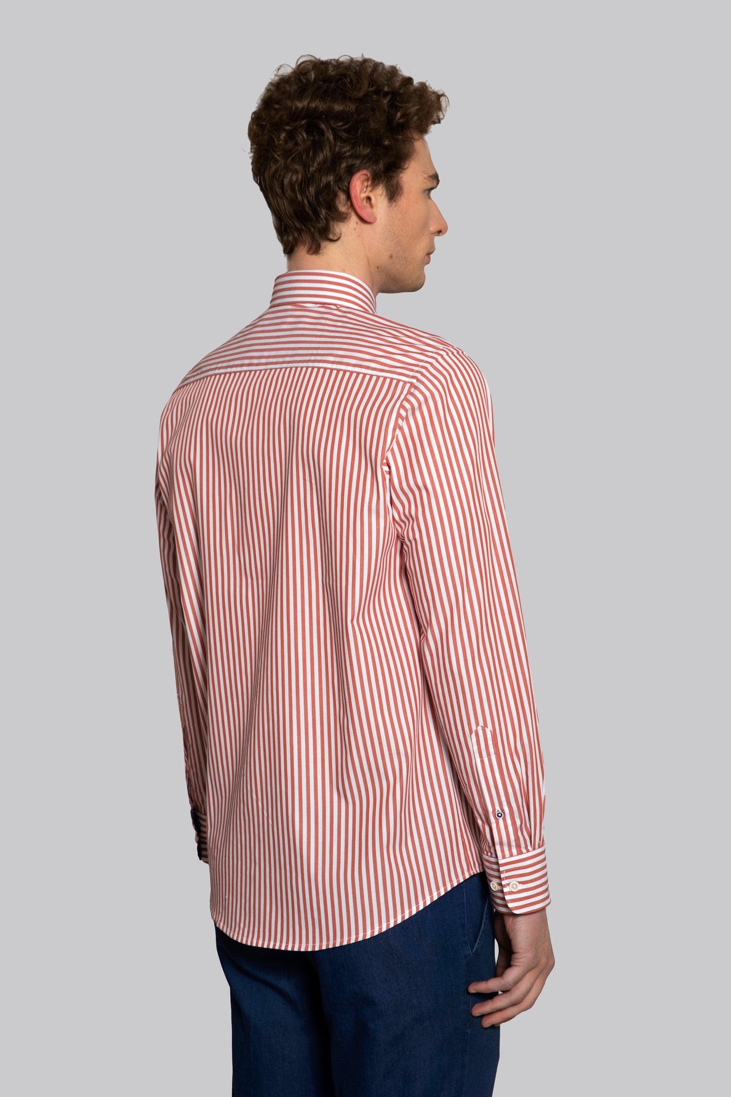 Camicia Button Down a riga pari