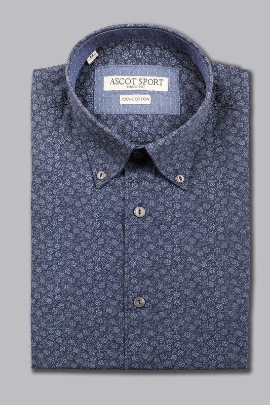 Shirt with floral pattern