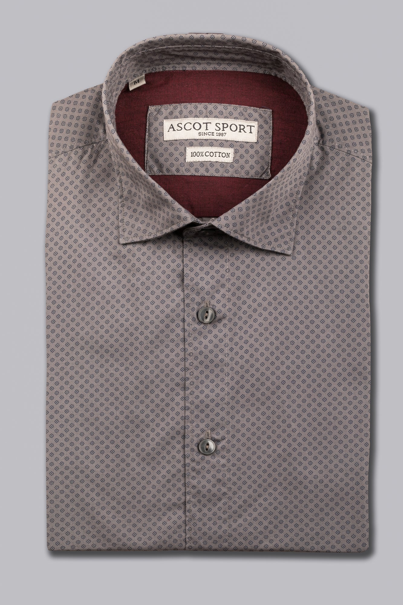 Camicia con motivo a quadri