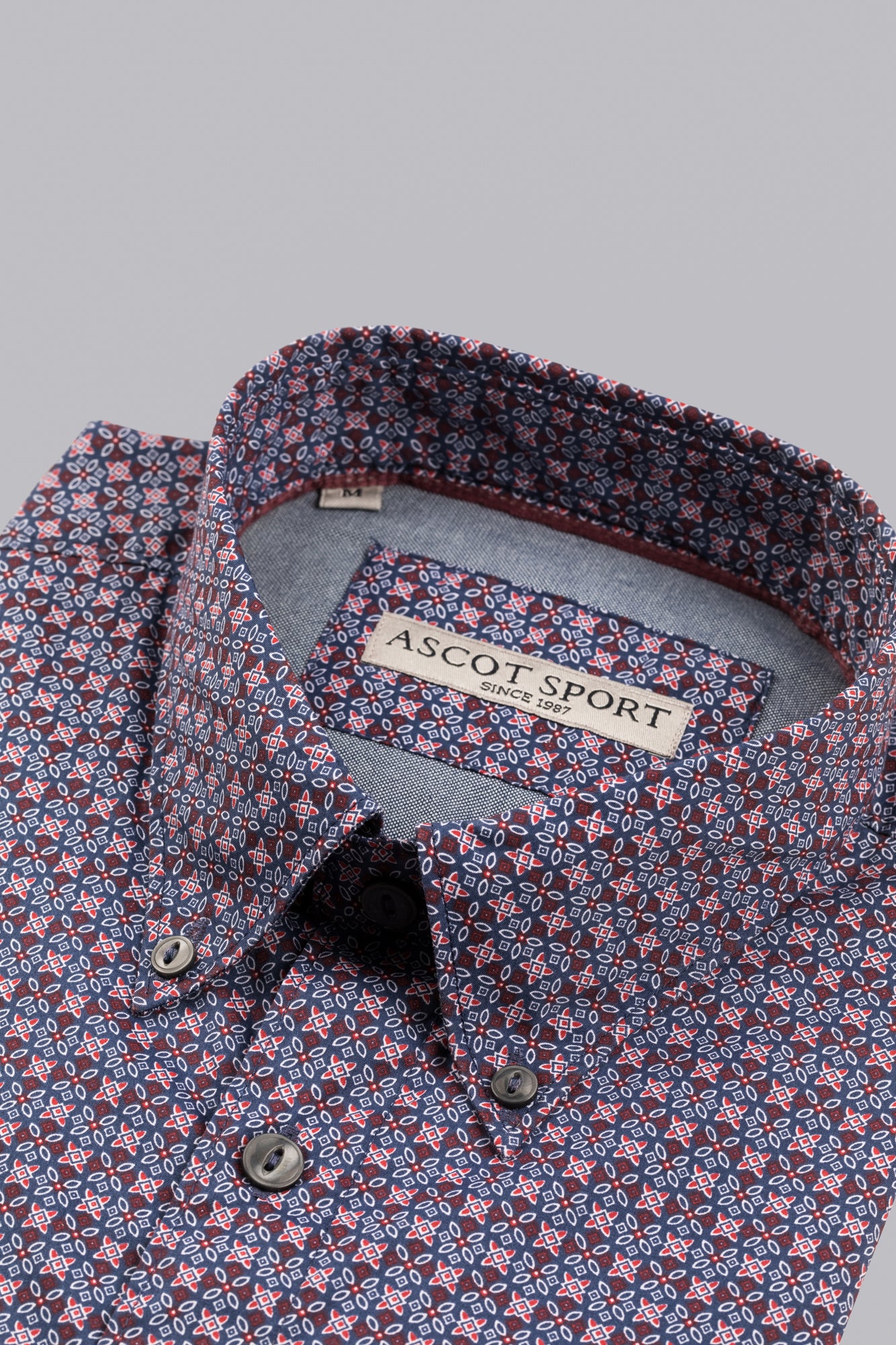 Camicia con motivo geometrico